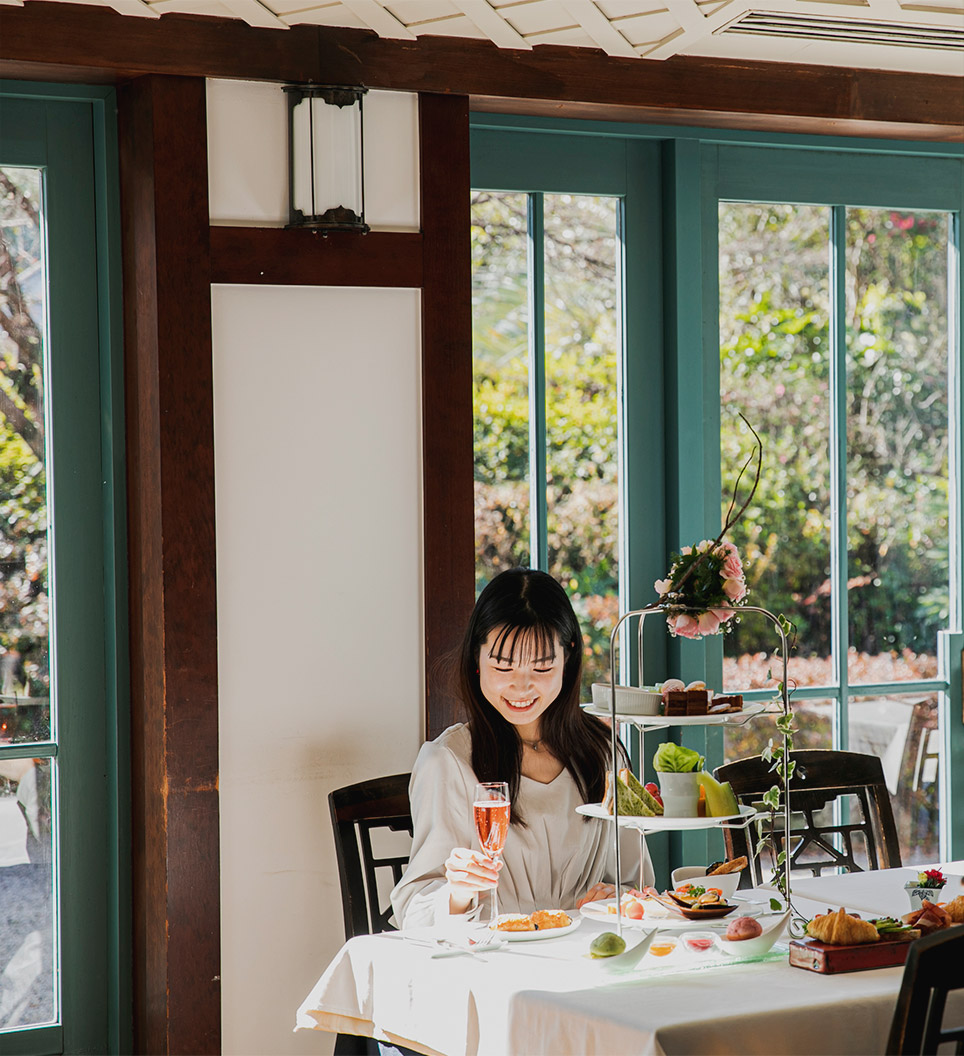 写真:アフタヌーンティーの様子