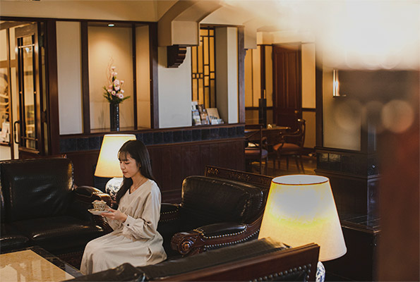 写真:異国情緒あふれる空間