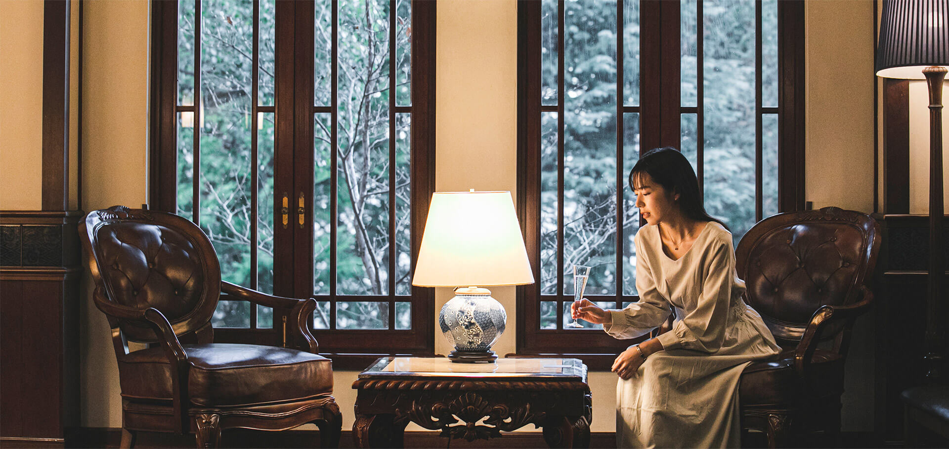 写真：アフタヌーンティーの様子