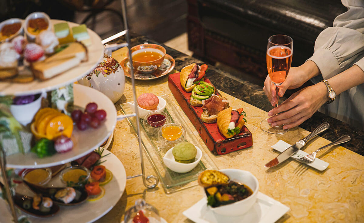 写真：ローストビーフなどのお料理